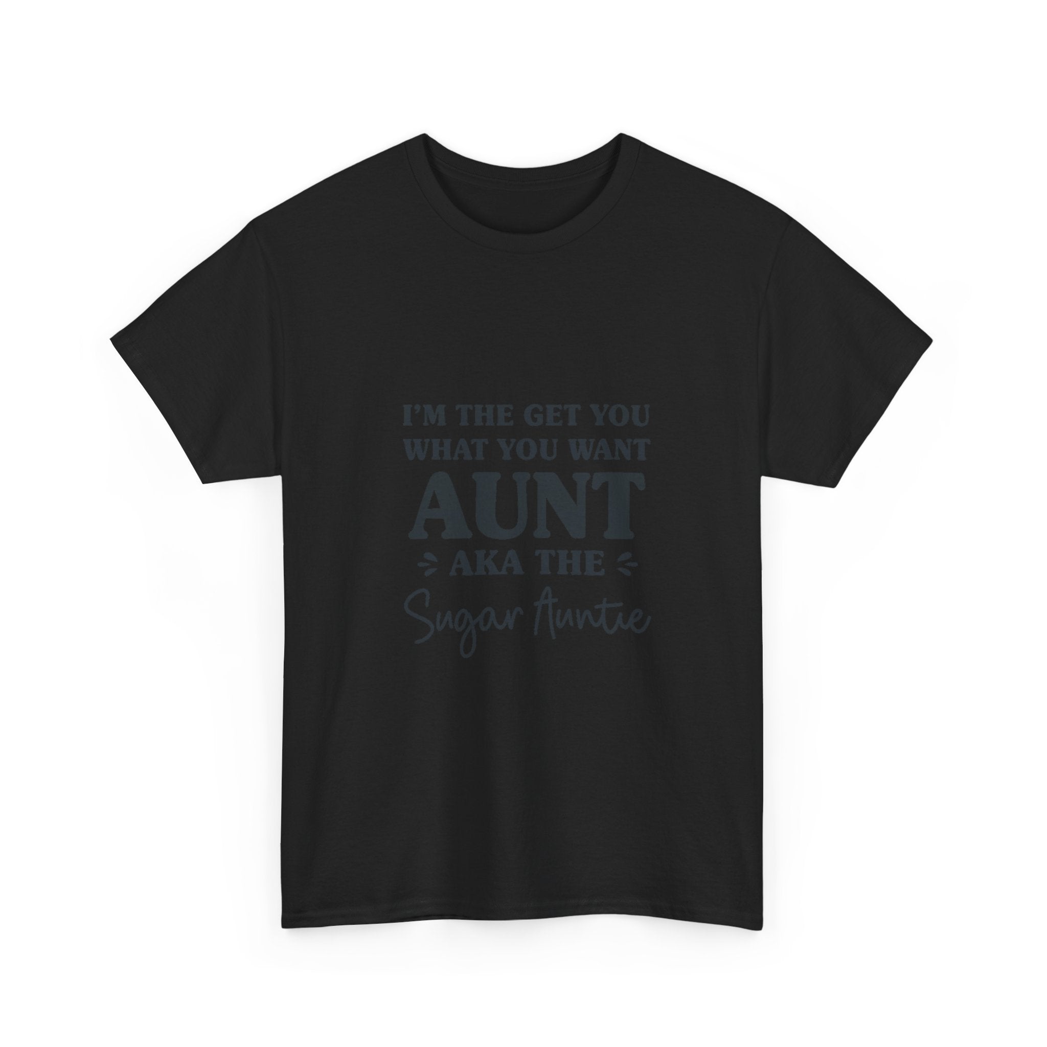 Funny Aunt Graphic Tee - Sugar Auntie Spoil Niece Nephew Unisex T-Shirt