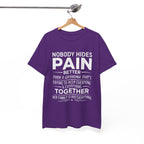 Grandma Family Graphic Tee - Nobody Hides Pain Better Unisex T-Shirt
