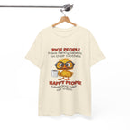 Funny Dog Lover Graphic Tee - Rich People Fancy Labels Happy People Dog Hair Unisex T-Shirt