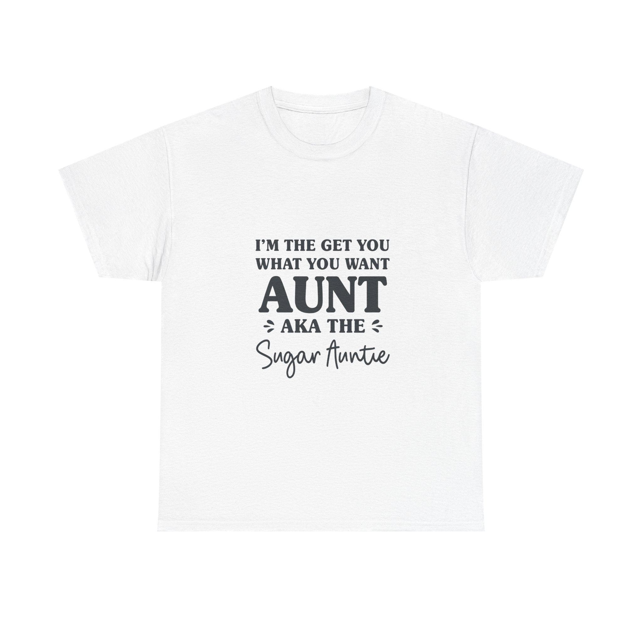 Funny Aunt Graphic Tee - Sugar Auntie Spoil Niece Nephew Unisex T-Shirt