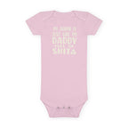 Funny Baby Onesie - My Diaper Is Just Like My Daddy Bodysuit | Hilarious Infant Clothes