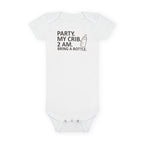 Funny Baby Onesie - Party My Crib 2 AM Bring A Bottle Bodysuit | Cute Infant Clothes