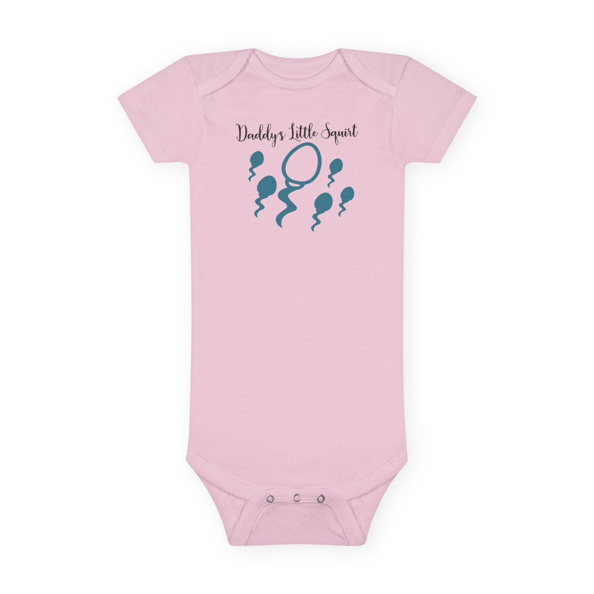 Funny Baby Onesie - Daddys Little Squirt Bodysuit | Hilarious Dad Infant Clothes