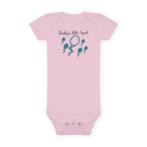 Funny Baby Onesie - Daddys Little Squirt Bodysuit | Hilarious Dad Infant Clothes