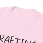 Funny Crafting Graphic Tee - Crafting Because Murder Is Wrong Cat Unisex T-Shirt