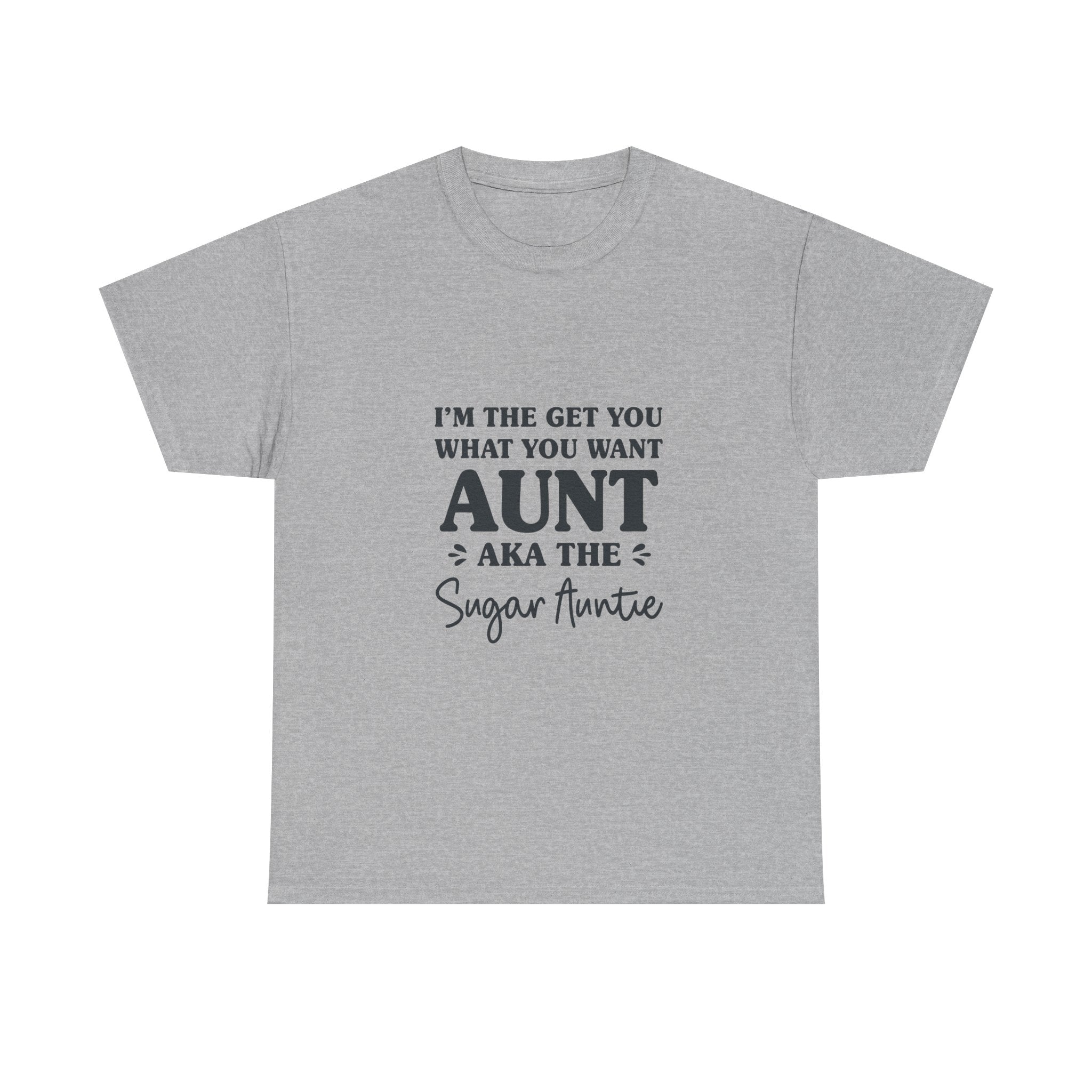 Funny Aunt Graphic Tee - Sugar Auntie Spoil Niece Nephew Unisex T-Shirt