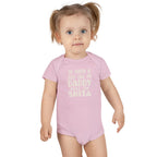 Funny Baby Onesie - My Diaper Is Just Like My Daddy Bodysuit | Hilarious Infant Clothes