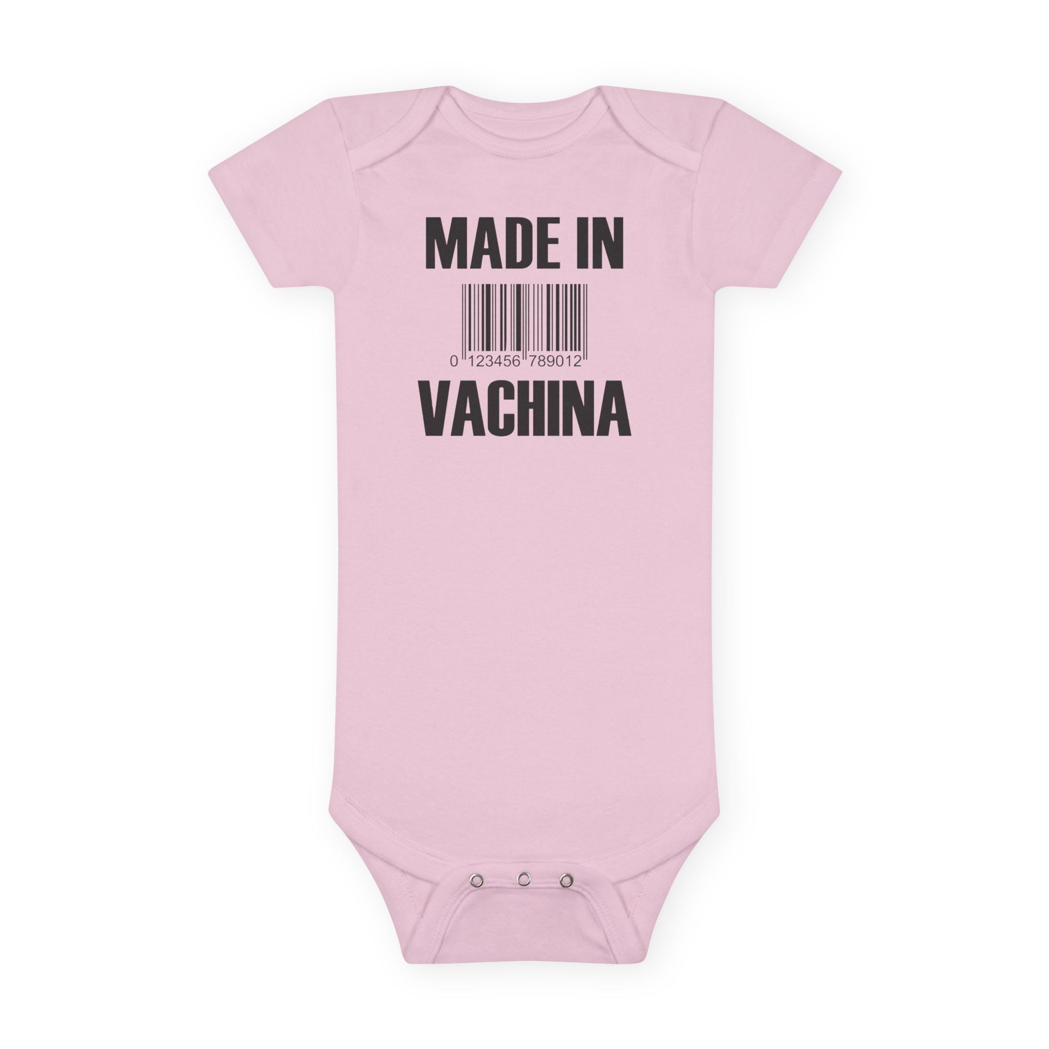 Funny Baby Onesie - Made In Vachina Bodysuit | Hilarious Infant Clothes Pun