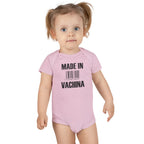 Funny Baby Onesie - Made In Vachina Bodysuit | Hilarious Infant Clothes Pun