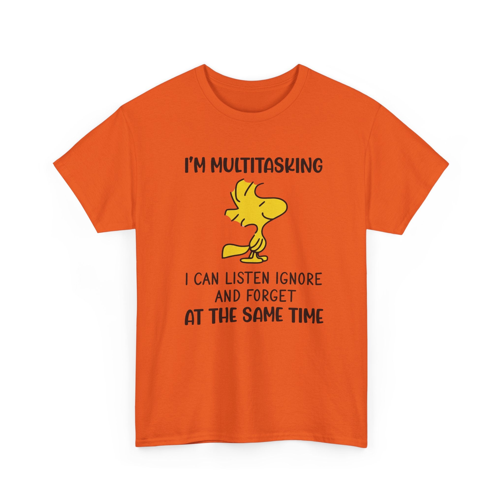 Funny Cartoon Graphic Tee - Im Multitasking Listen Ignore Forget Unisex T-Shirt