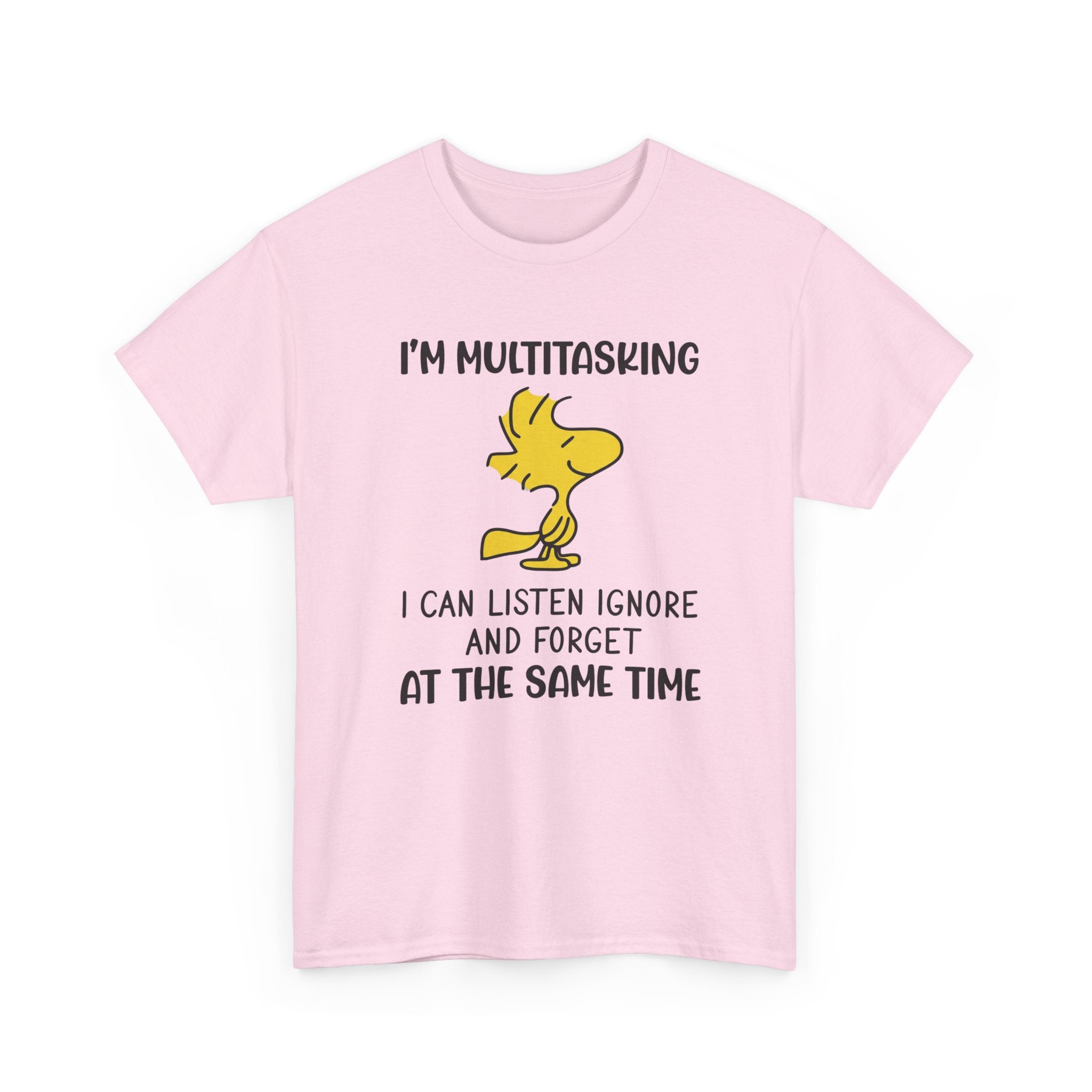 Funny Cartoon Graphic Tee - Im Multitasking Listen Ignore Forget Unisex T-Shirt