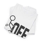 Funny Sarcastic Stickman Tee - Fuck Off Unisex T-Shirt | Minimalist Slogan Shirt