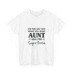 Funny Aunt Graphic Tee - Sugar Auntie Spoil Niece Nephew Unisex T-Shirt
