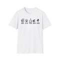 Bee Eye Tea Sea Axe T-Shirt — Funny Visual Pun Graphic Tee
