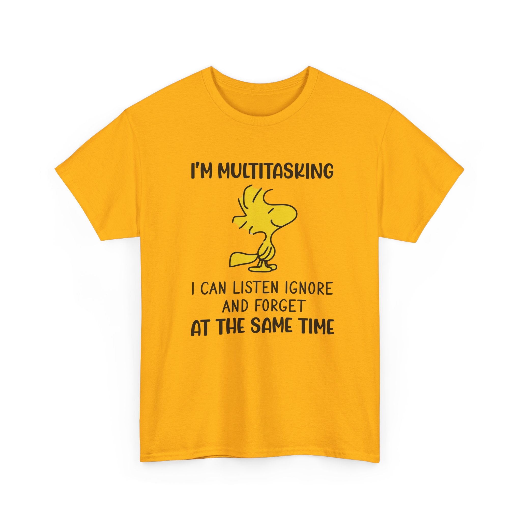 Funny Cartoon Graphic Tee - Im Multitasking Listen Ignore Forget Unisex T-Shirt