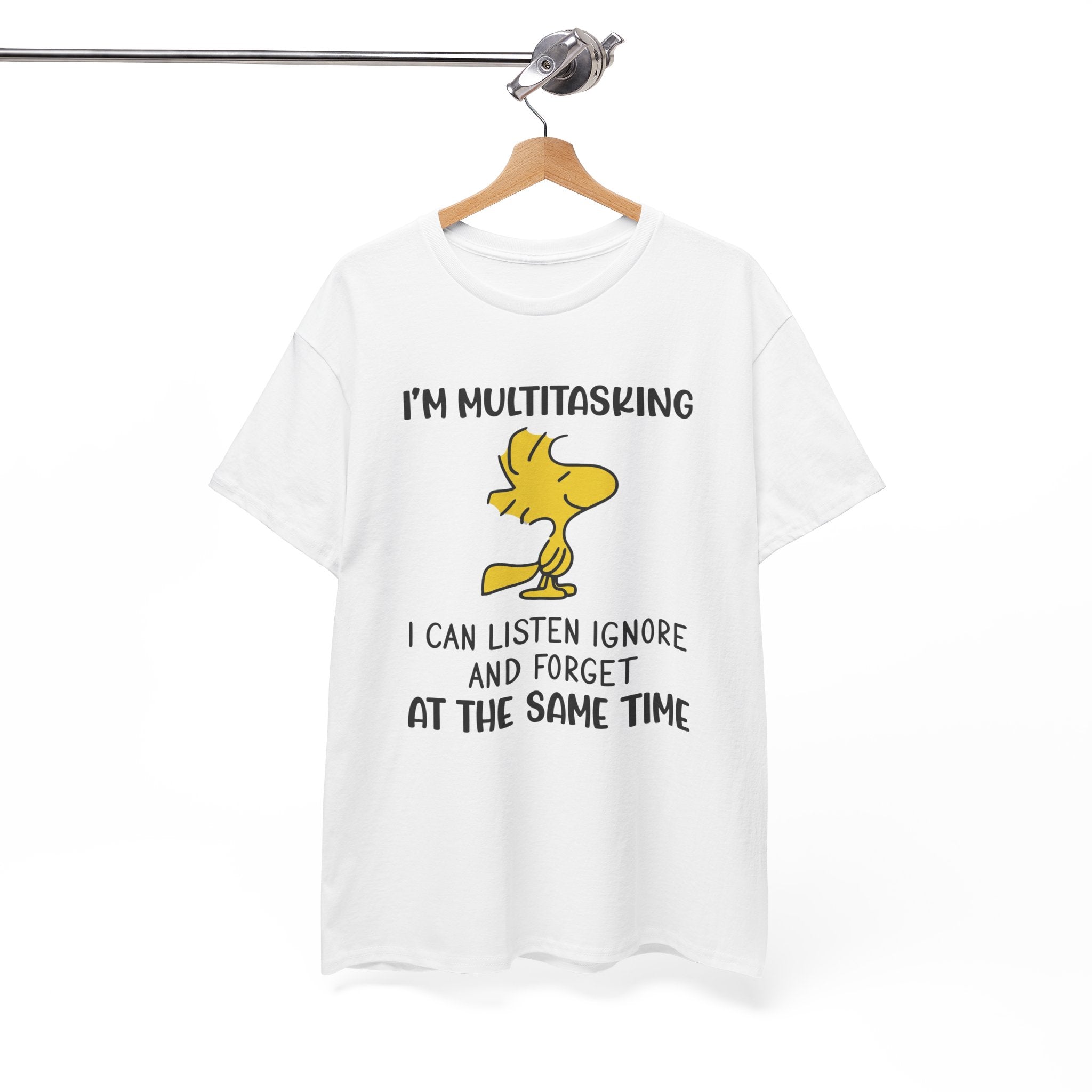 Funny Cartoon Graphic Tee - Im Multitasking Listen Ignore Forget Unisex T-Shirt