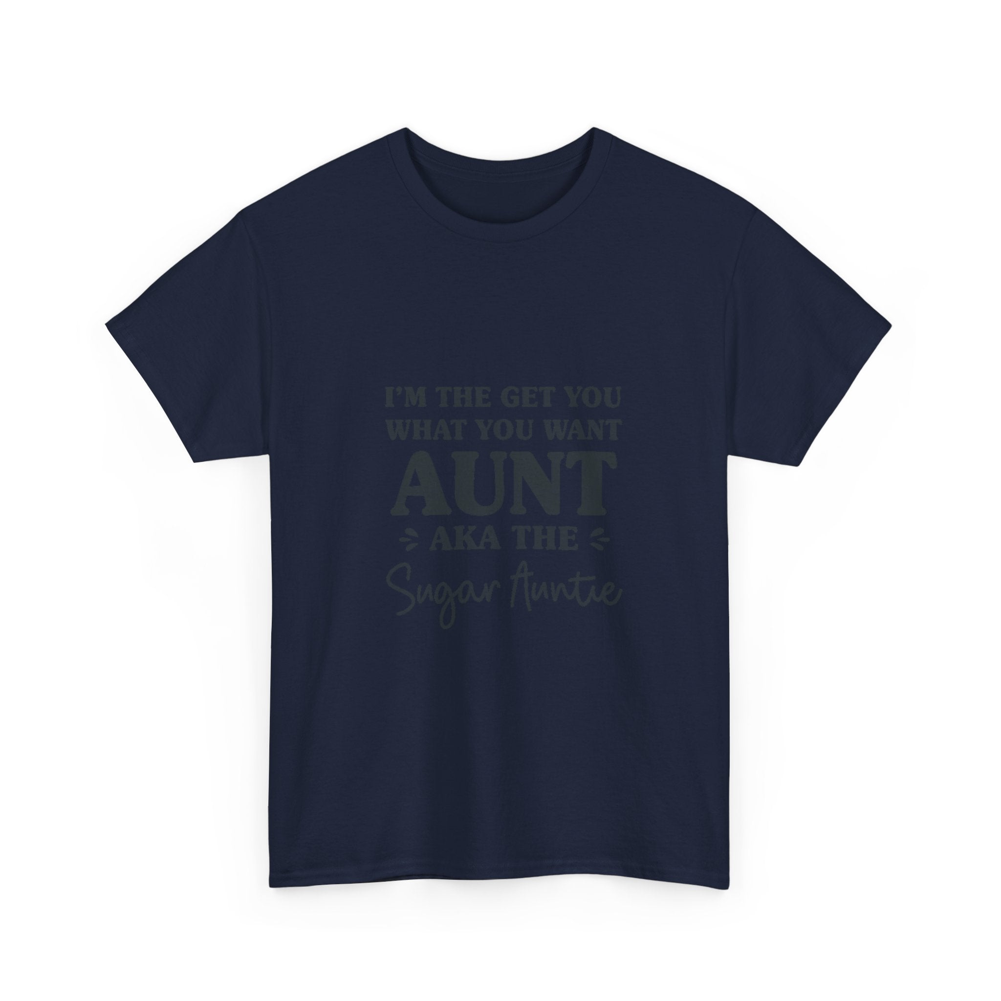Funny Aunt Graphic Tee - Sugar Auntie Spoil Niece Nephew Unisex T-Shirt