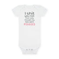 Funny Baby Onesie - I Shit You Not That Lady Thought My Toes Were Piggies Bodysuit