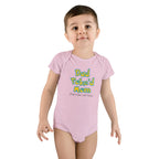 Funny Baby Onesie - Dad Poked Mom Thats How I Got Here Bodysuit | Hilarious Infant Clothes
