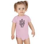Funny Baby Onesie - My Diaper Is Just Like Daddy Bodysuit | Hilarious Infant Clothes