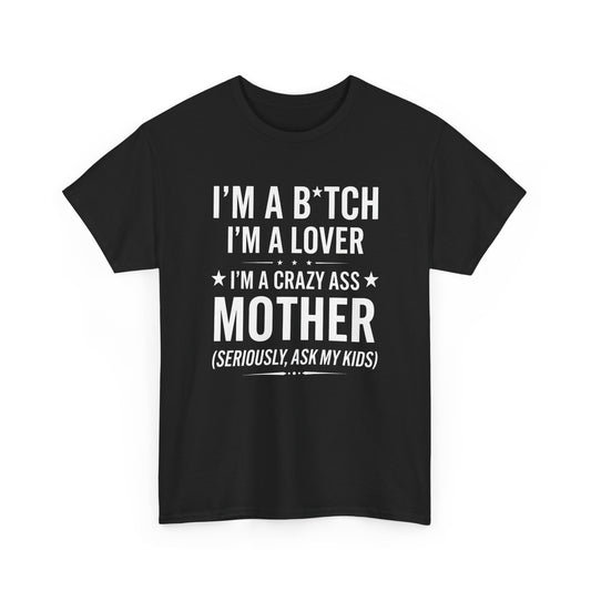 Retro 90s Graphic Tee - Im A Bitch Im A Lover Unisex T-Shirt | Sassy Lyric Shirt