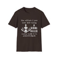 T-Shirt — 'The Effort I Put Into Not Being A Serial Killer' Funny Skeleton Graphic Tee