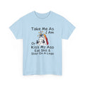 Funny Unicorn Graphic Tee - Take Me As I Am Step On A Lego Unisex T-Shirt  Description: