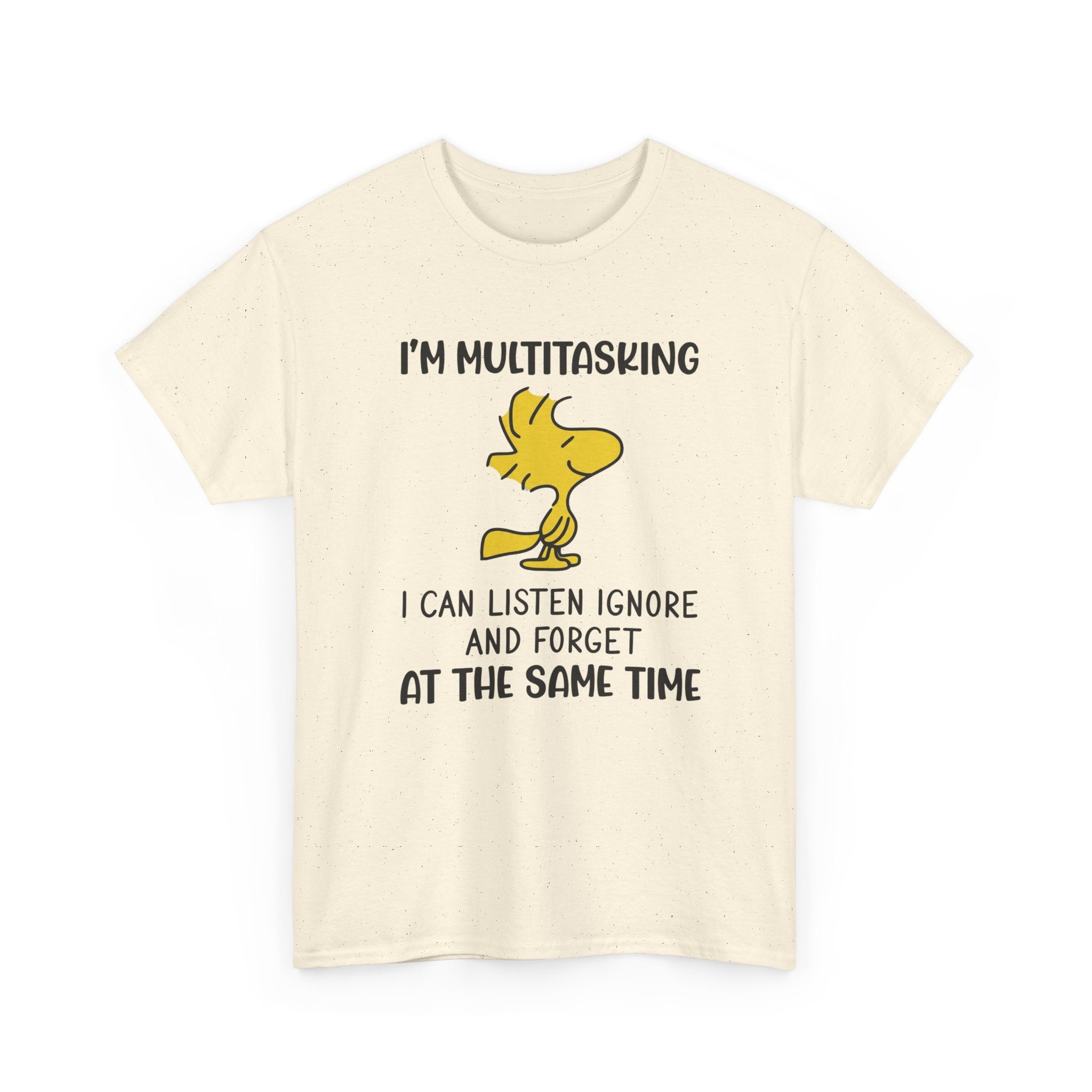 Funny Cartoon Graphic Tee - Im Multitasking Listen Ignore Forget Unisex T-Shirt