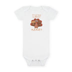 Funny Thanksgiving Baby Onesie - I'll Just Have The Breast Please Turkey Bodysuit
