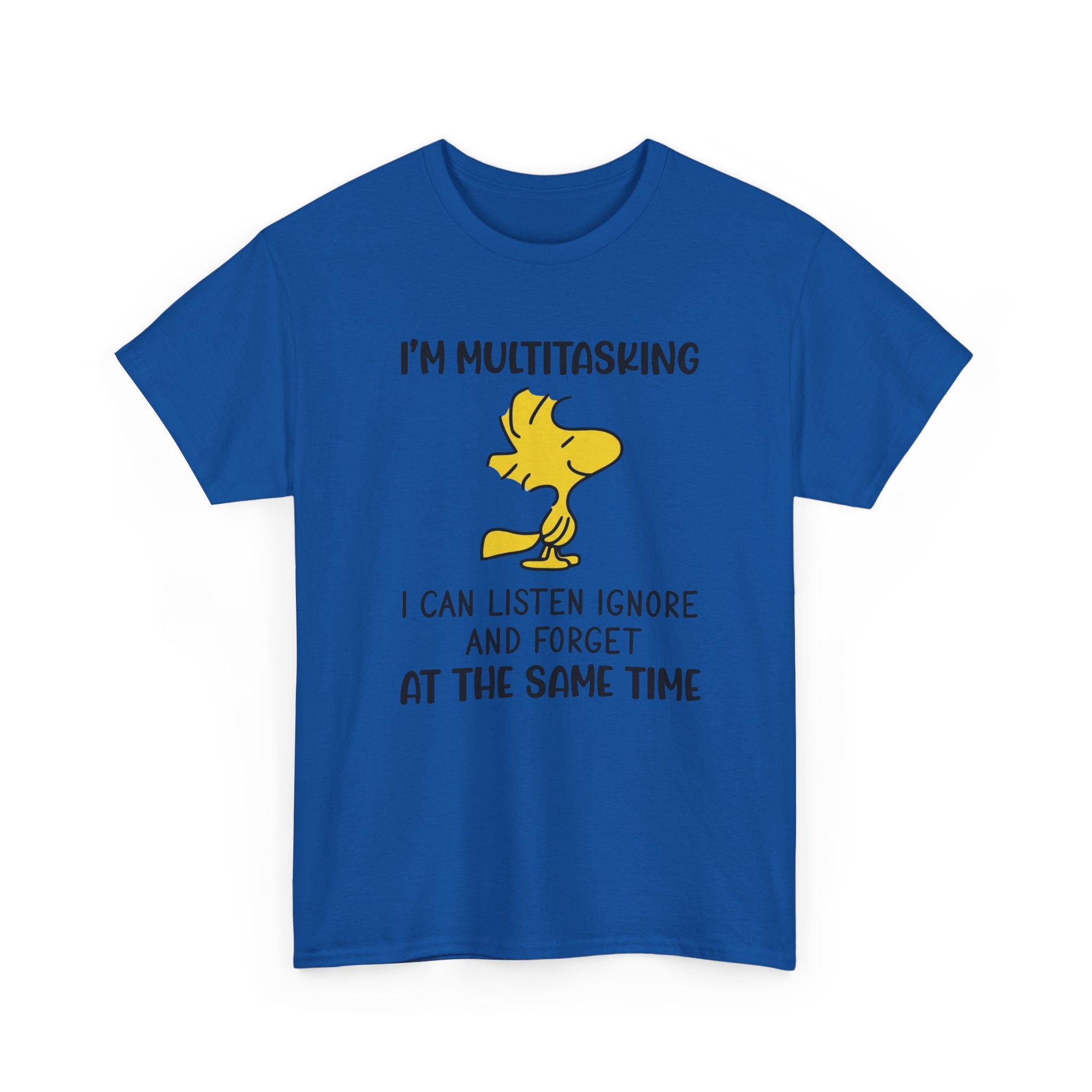 Funny Cartoon Graphic Tee - Im Multitasking Listen Ignore Forget Unisex T-Shirt