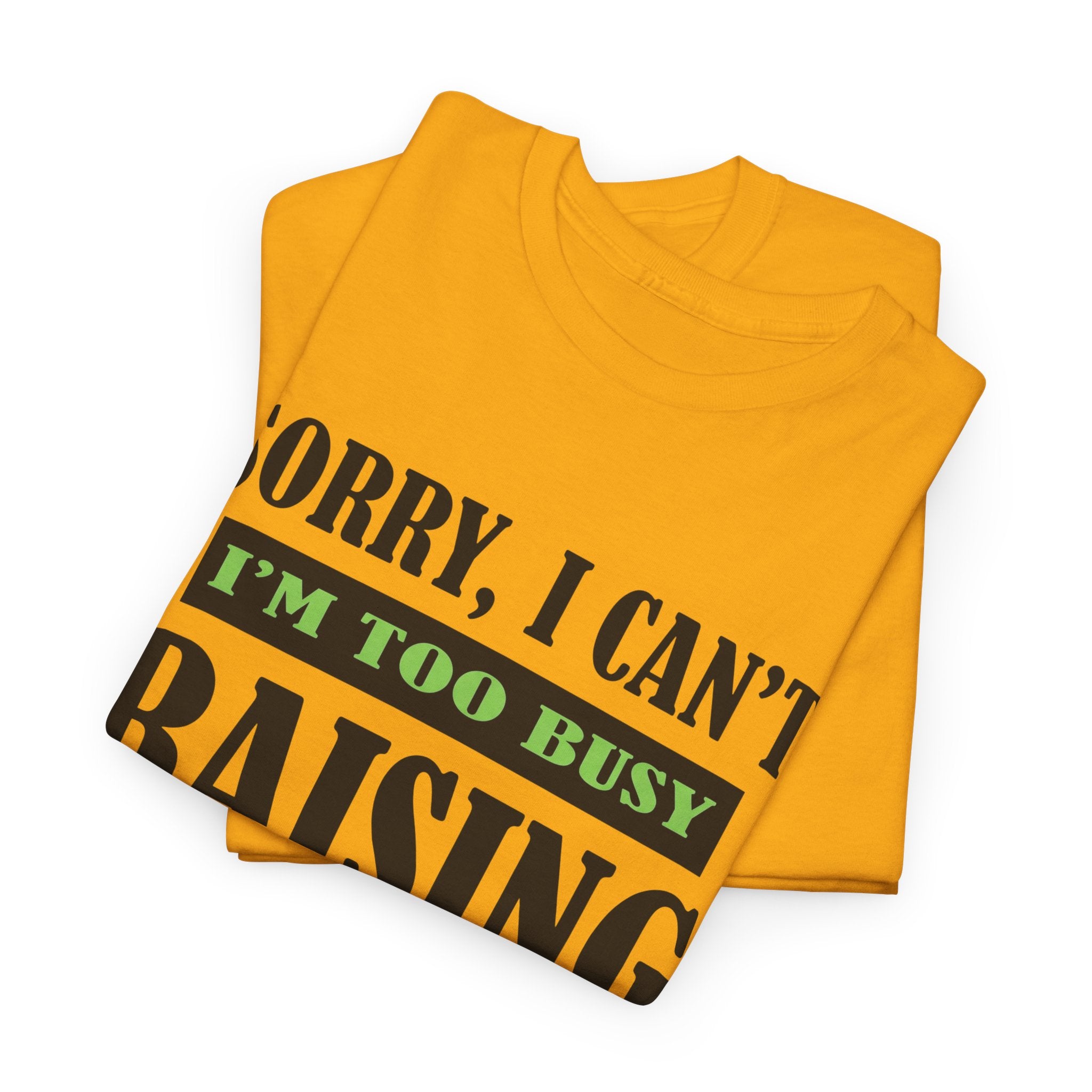 Funny Wife Graphic Tee - Too Busy Raising My Mother-In-Laws Child Unisex T-Shirt