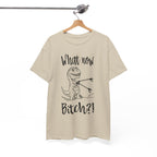 Funny T-Rex Graphic Tee - What Now Bitch Dinosaur Unisex T-Shirt