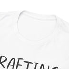 Funny Crafting Graphic Tee - Crafting Because Murder Is Wrong Cat Unisex T-Shirt