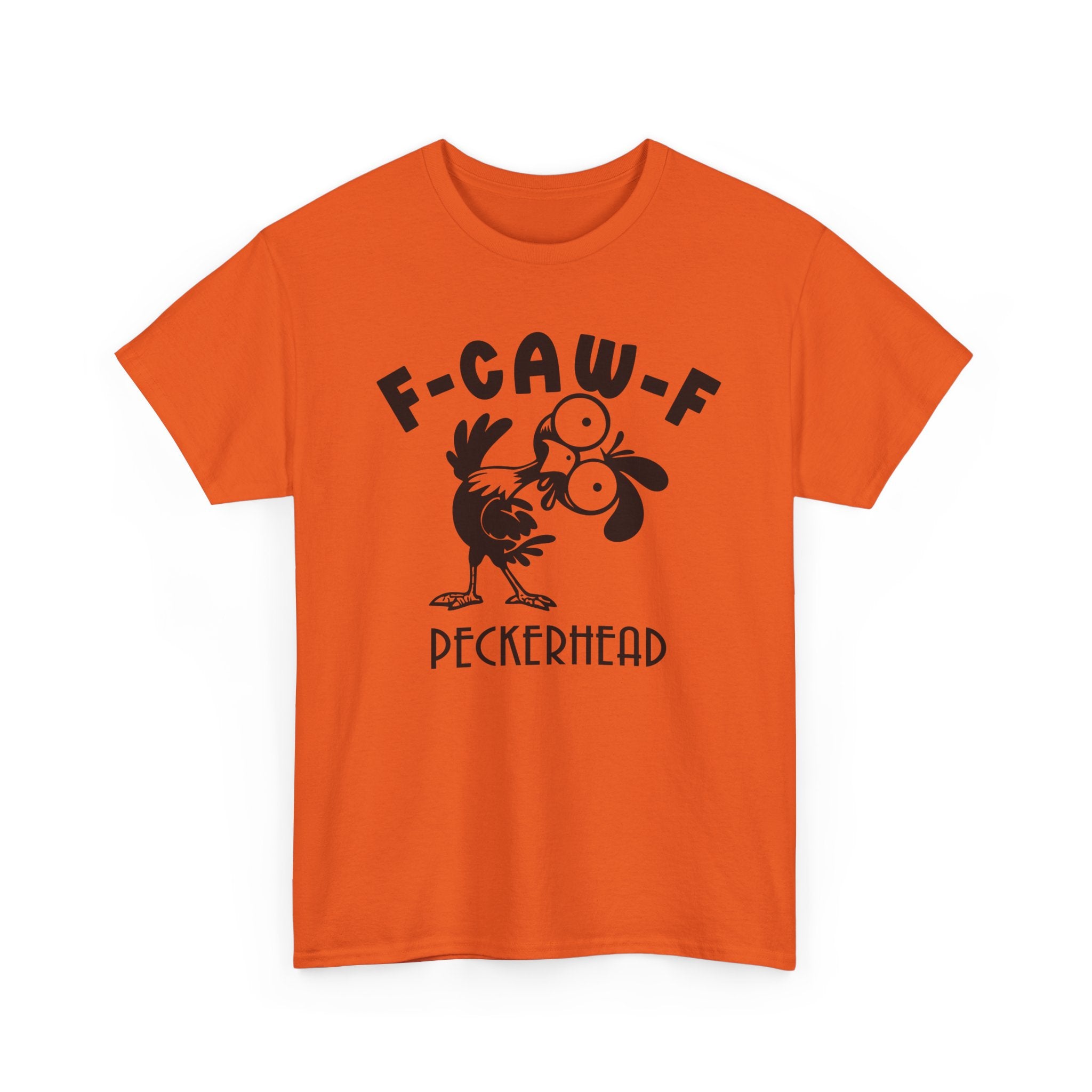 Funny Bird Graphic Tee - F-CAW-F Peckerhead Unisex T-Shirt | Sarcastic Crow Pun Shirt